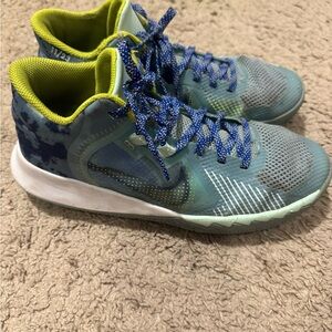Nike kyrie Irving  Blue and Green Basketball Shoes 7.5 mens